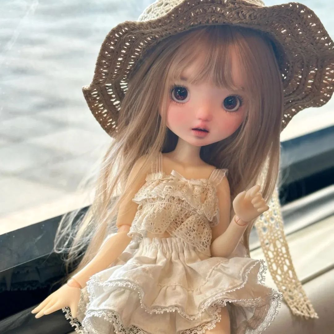 Resin Art Gift For Birthday - New SD BJD Doll 26cm Slim