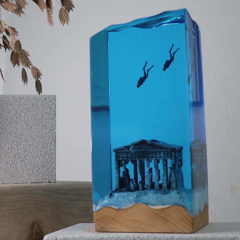 NEW Marine Art Home Decoration - Resin Art With Wood review and price