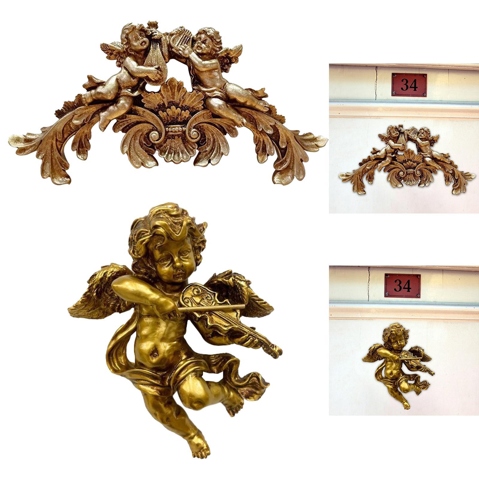 Angel Wall Sculpture Home Deco - Resin Art Gift For Birthday review and price