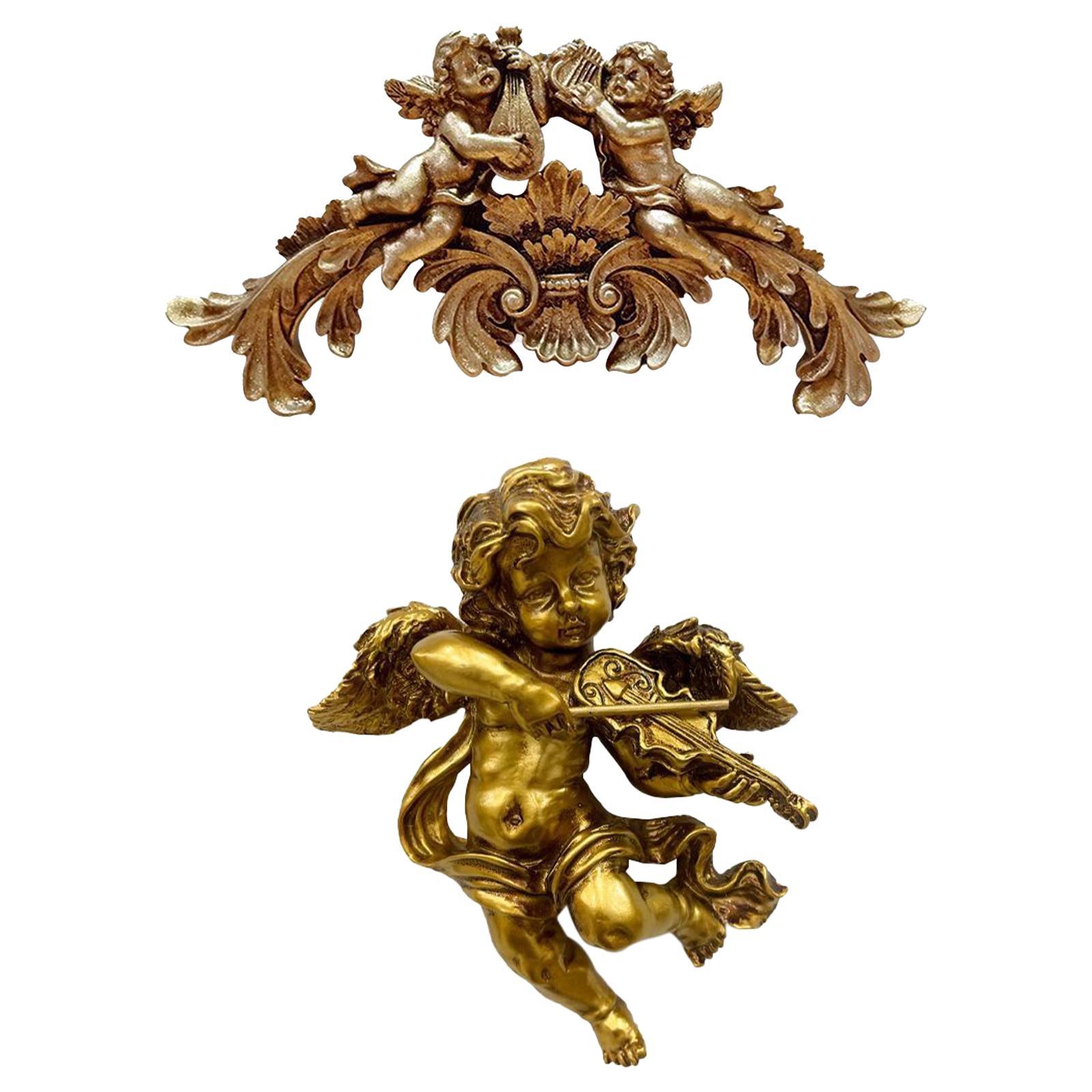 Angel Wall Sculpture Home Deco - Resin Art Gift For Birthday review and price