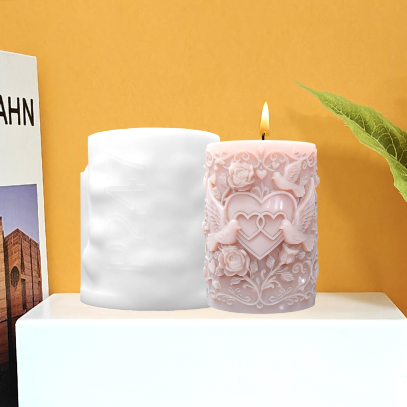 Double Heart Connected White D - Resin Art And Design review and price