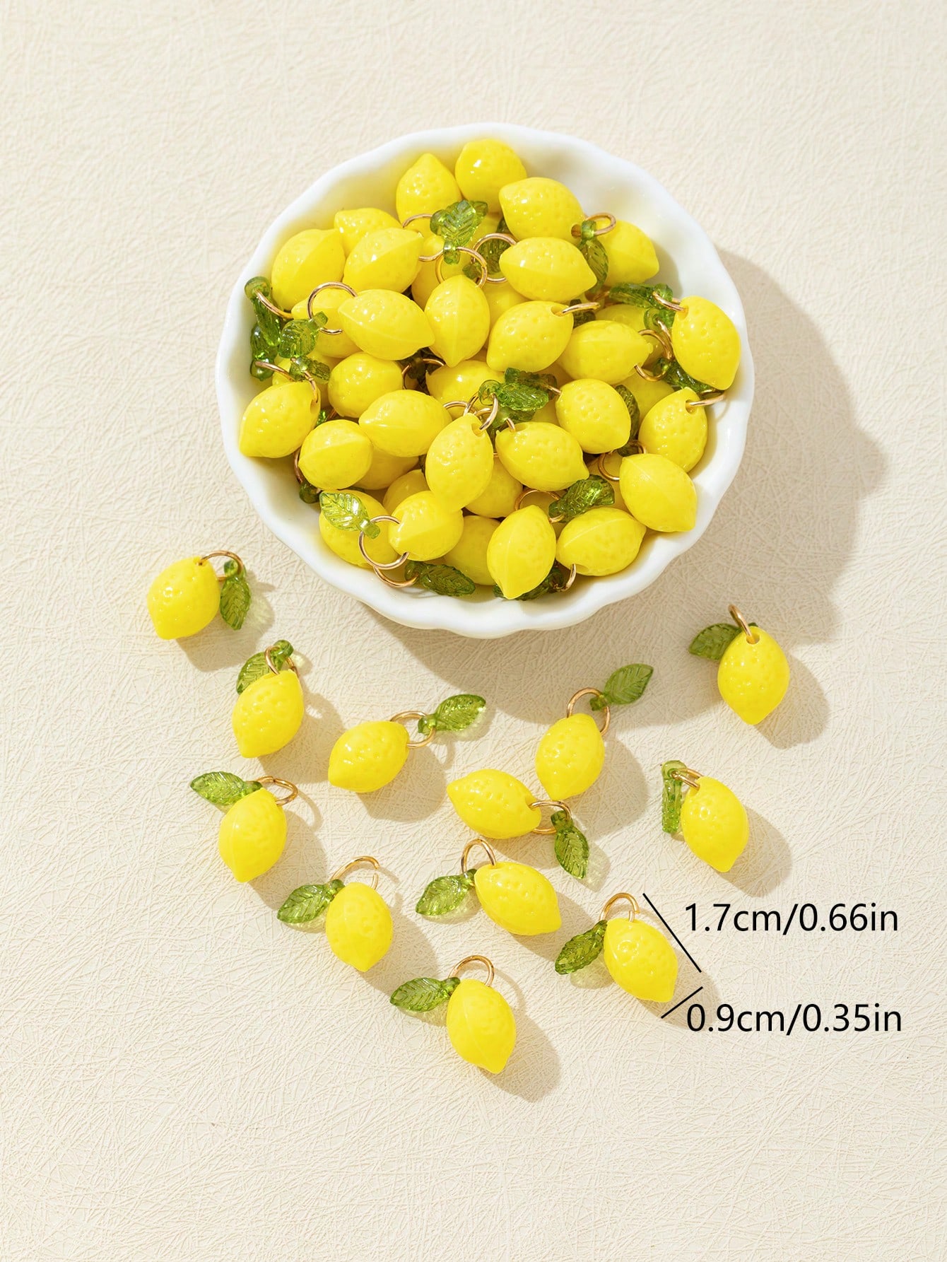 10Pcs 3D Lemon Resin Charms Pe - Resin Art Things review and price