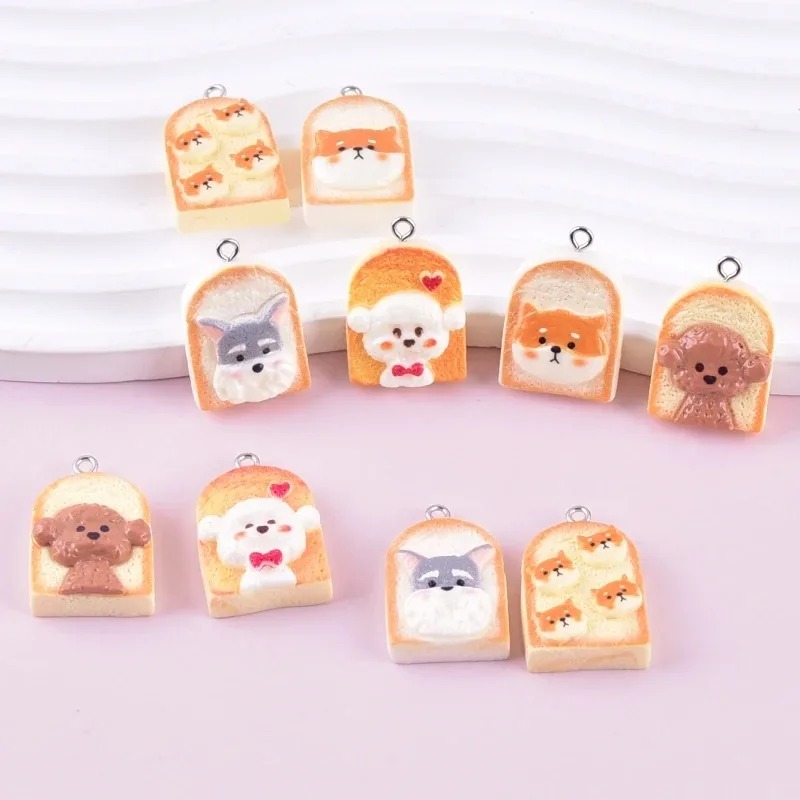 10Pcs Cute Toast Dog Resin Pen - Resin Art Things review and price