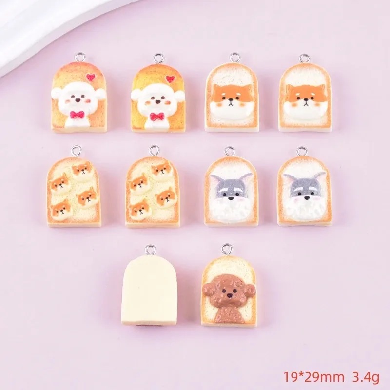 10Pcs Cute Toast Dog Resin Pen - Resin Art Things review and price