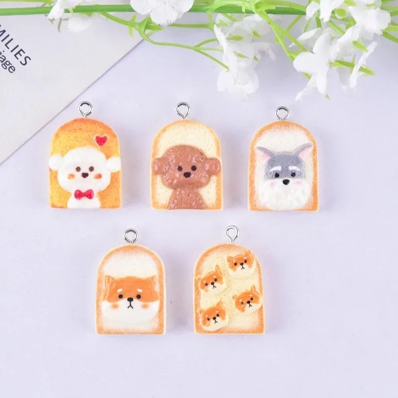 10Pcs Cute Toast Dog Resin Pen - Resin Art Things review and price