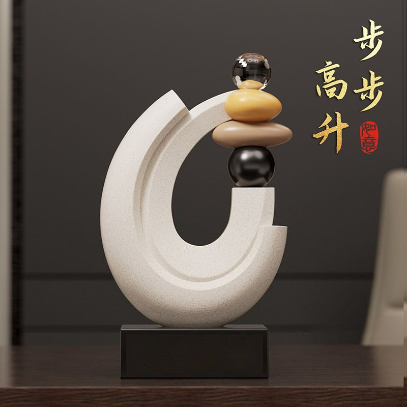 Home Decor Lucky Stone Statue  - Resin Art Gift For Birthday review and price