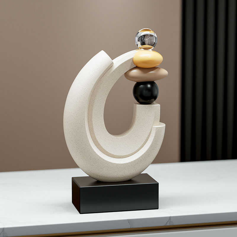 Home Decor Lucky Stone Statue  - Resin Art Gift For Birthday review and price