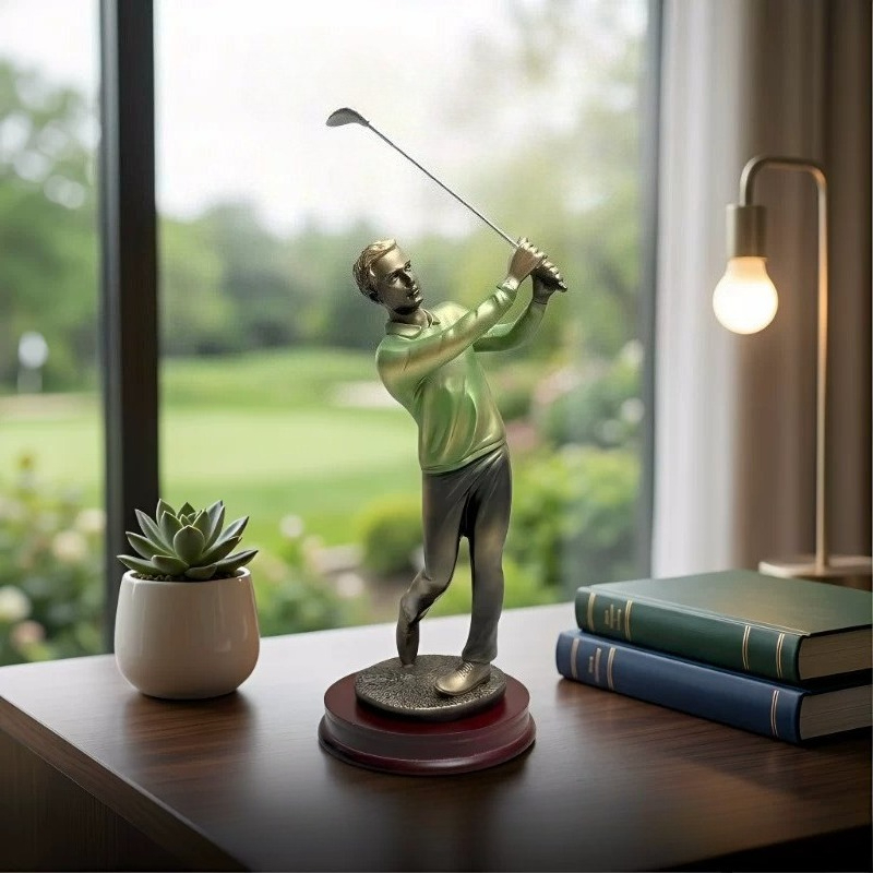 Nordic Art Home Decor Golfing  - Resin Art Name review and price