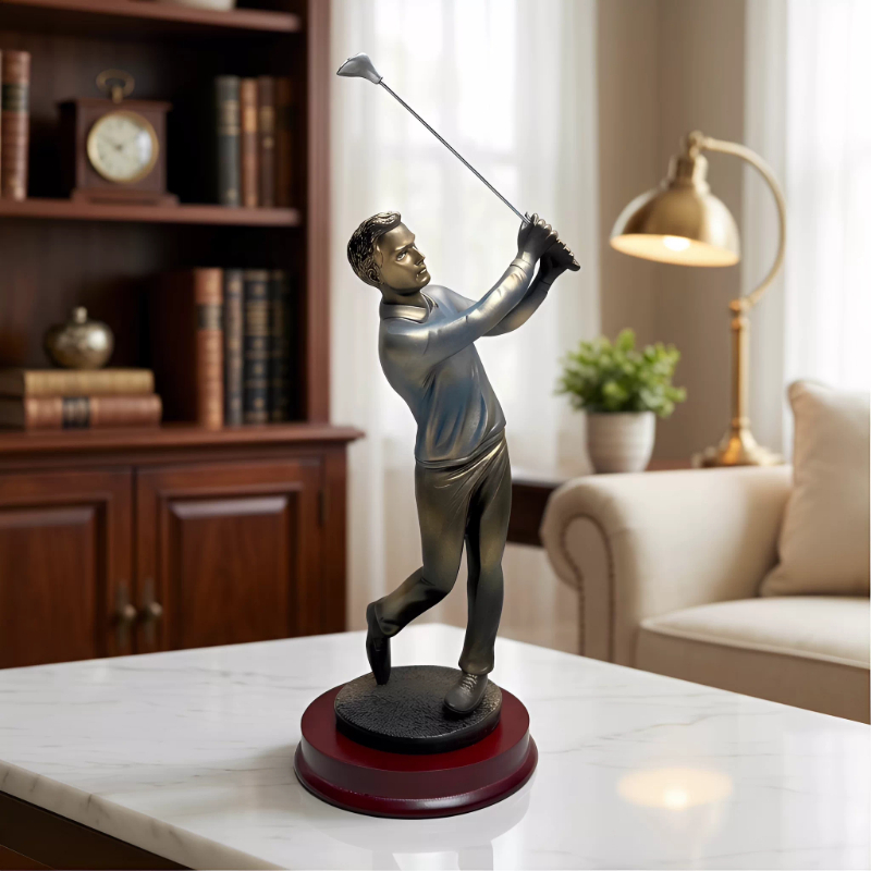 Nordic Art Home Decor Golfing  - Resin Art Name review and price