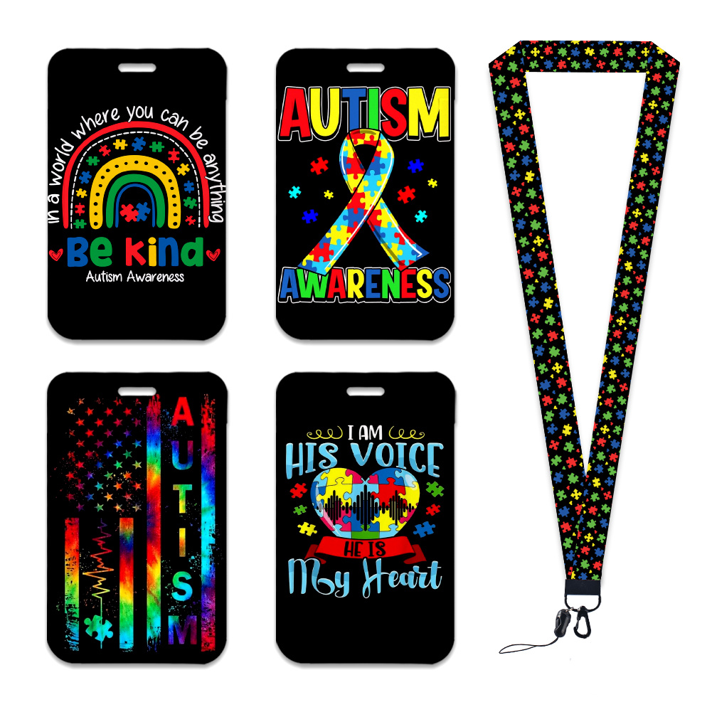 Work Card Holder Autism Awaren - Resin Art Name review and price