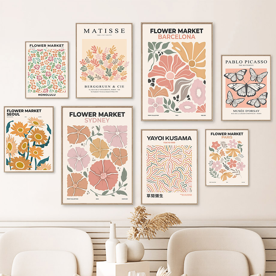 Flower Market Poster Printing  - Resin Art Name review and price