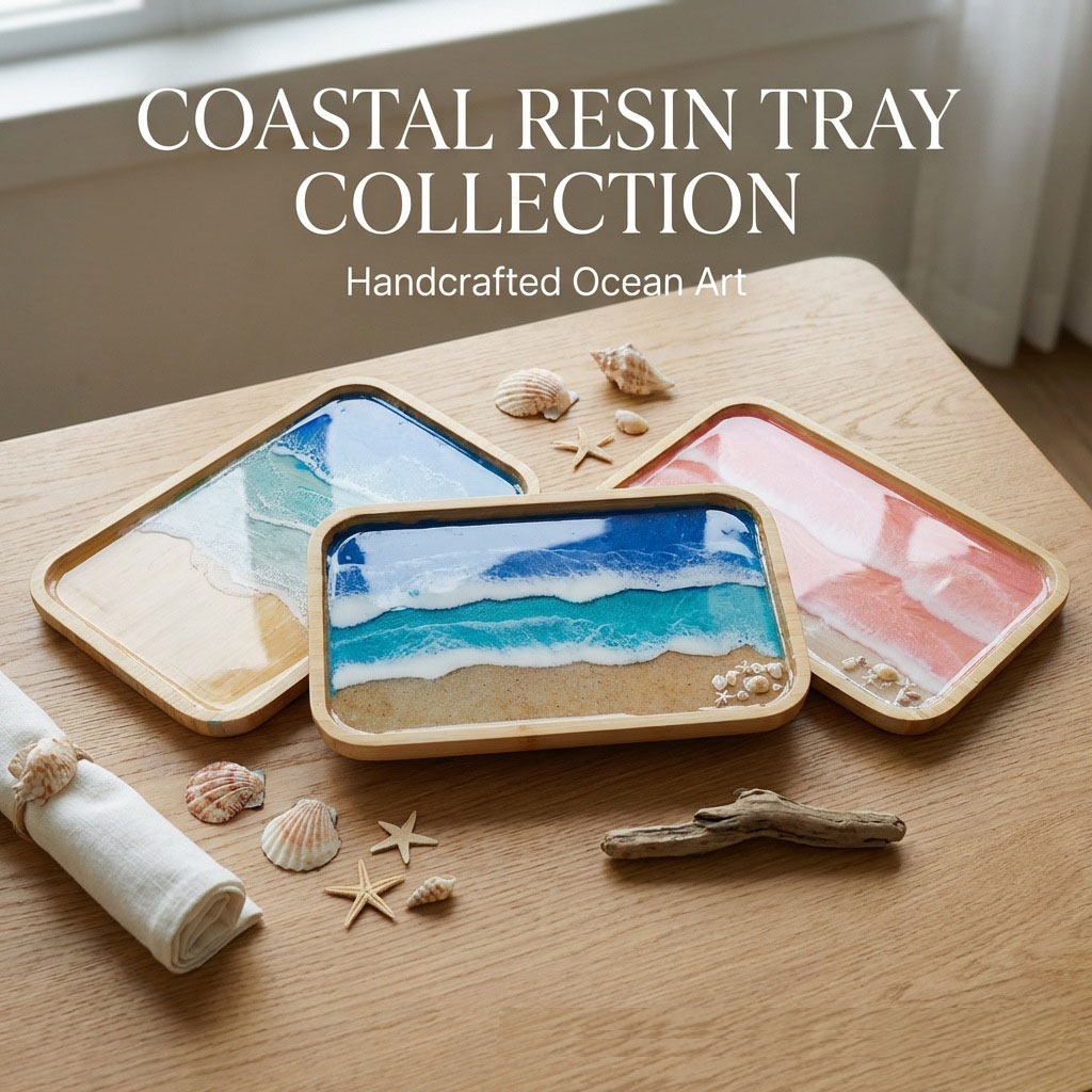 Epoxy Resin Ocean Art Decorati - Resin Art Kitchen review and price