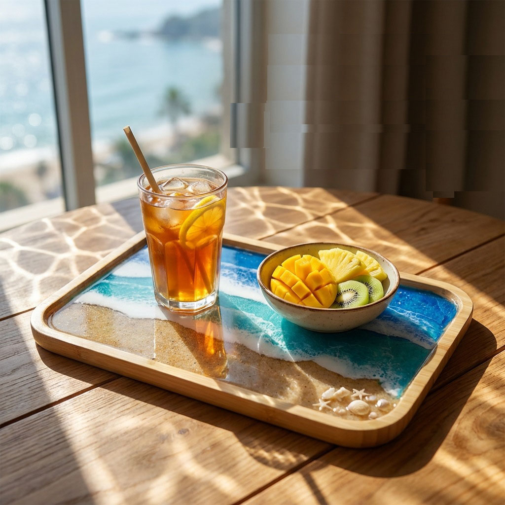 Epoxy Resin Ocean Art Decorati - Resin Art Kitchen review and price