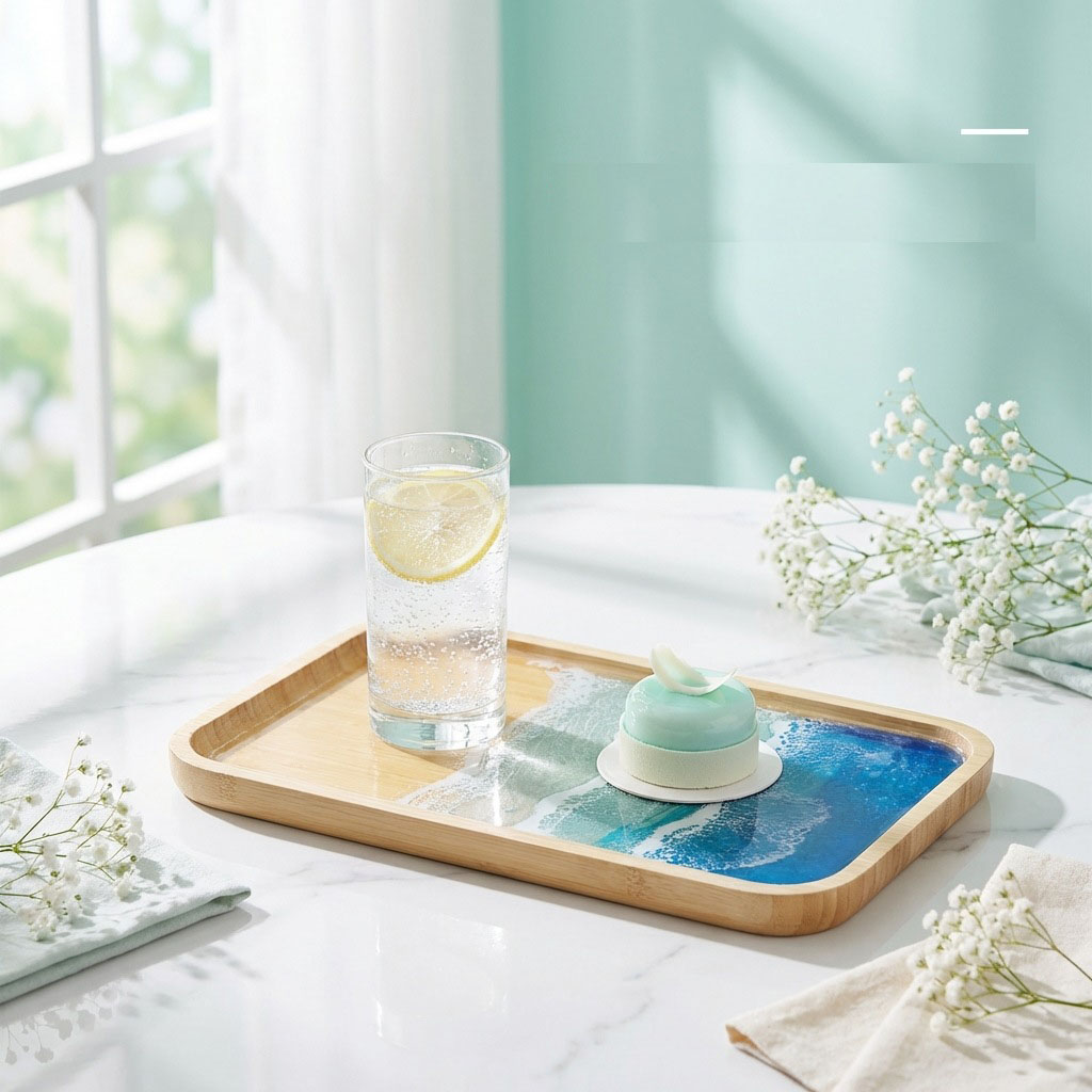 Epoxy Resin Ocean Art Decorati - Resin Art Kitchen review and price