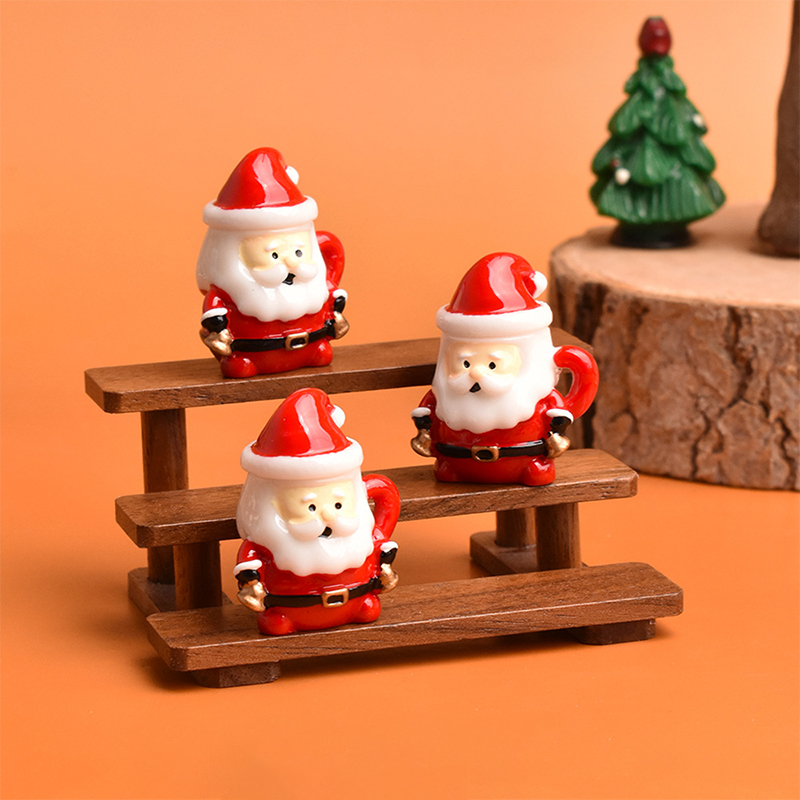 Mini Santa Teacup Ornament - R - Resin Art Things review and price