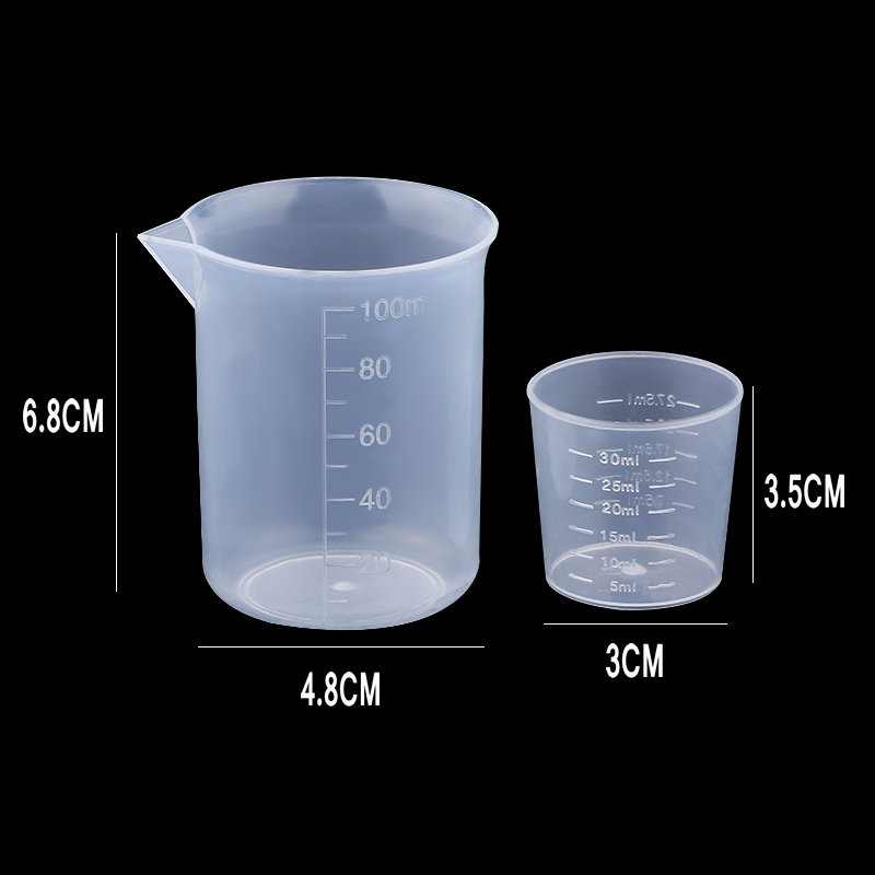 100ML&30ML Plastic Measuring C - Resin Art Kitchen review and price