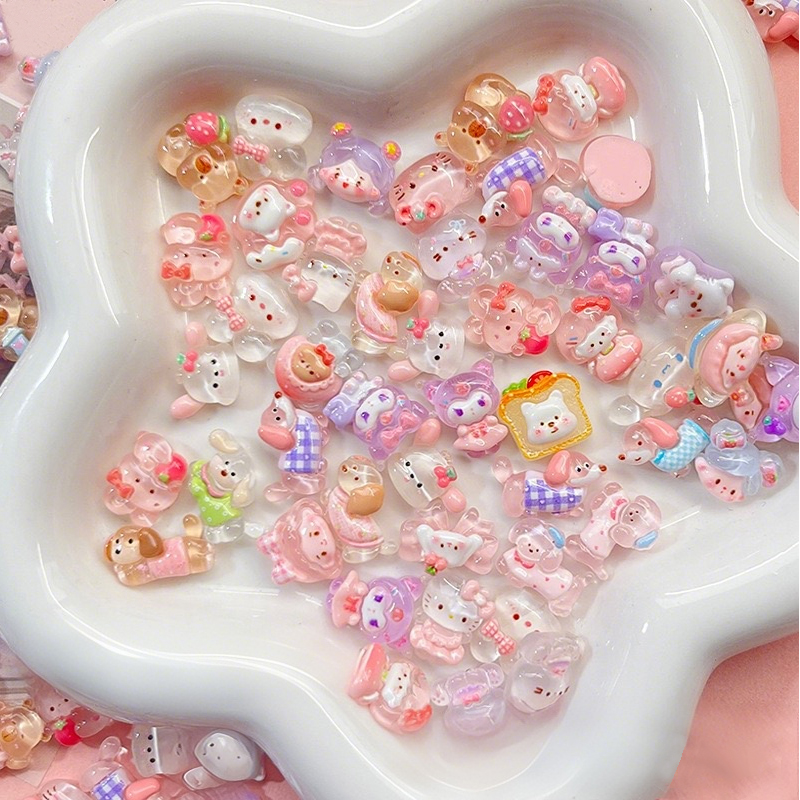 10-100pcs mini smooth transpar - Resin Art Gift For Birthday review and price