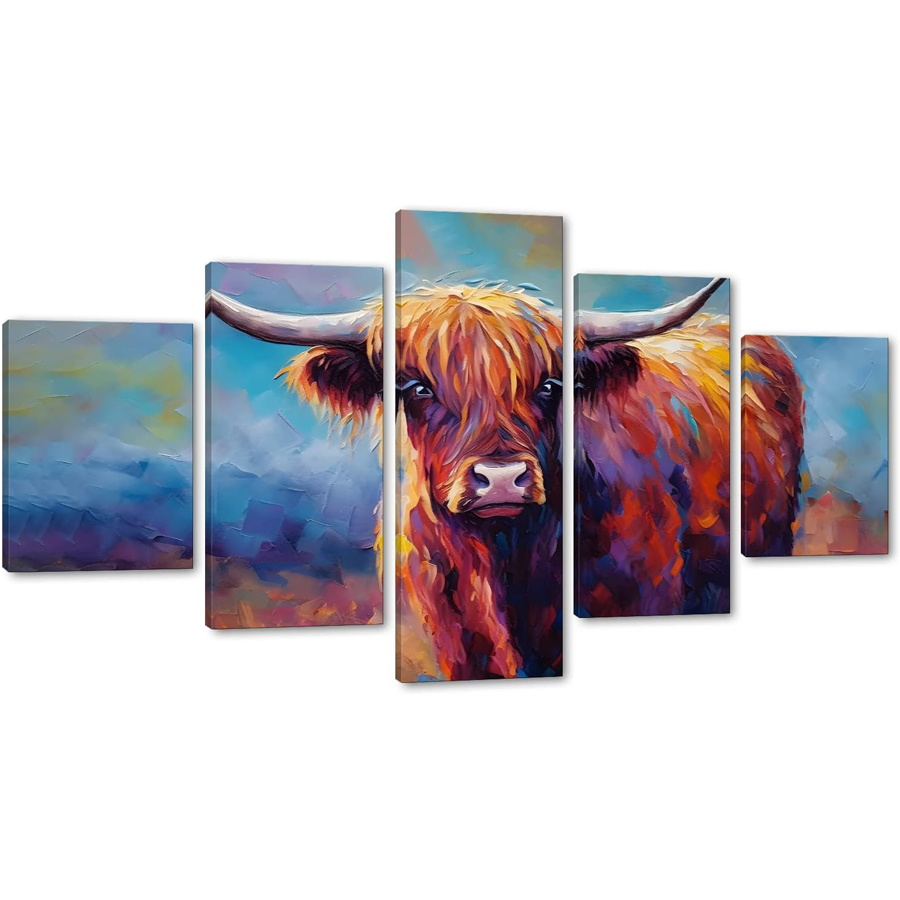 5 Highland Cow Images diamond  - Resin Art Images review and price