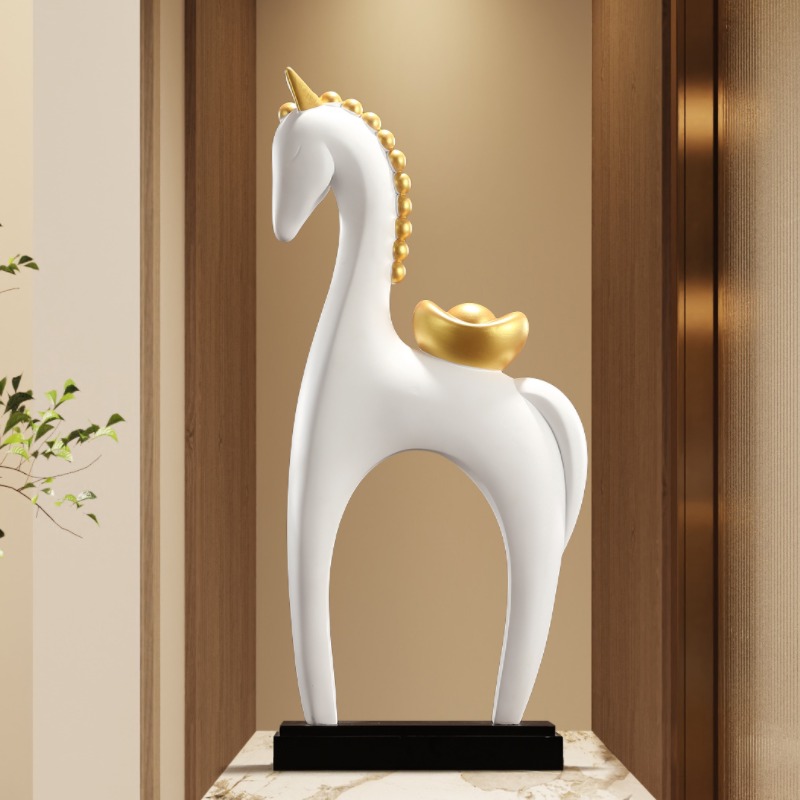 Colorful Horse Sculpture Ornam - Resin Art Gift For Birthday review and price