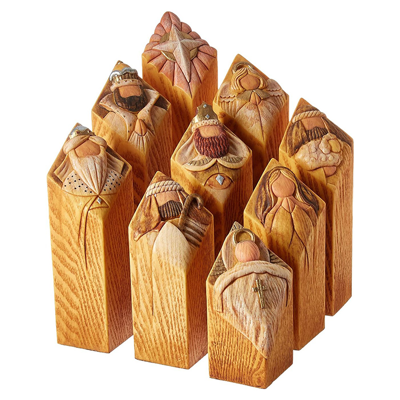 Heaven Nativity Tree Pillar St - Resin Art With Wood review and price